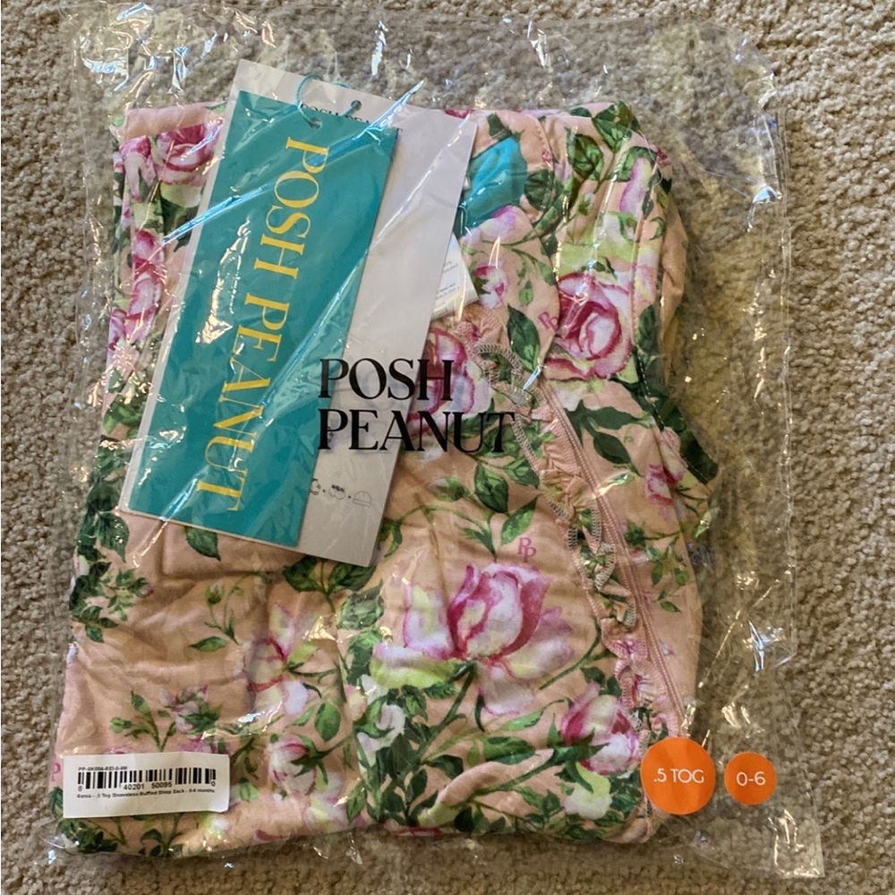 NWT Posh Peanut Ruffled Renia 0-6 months